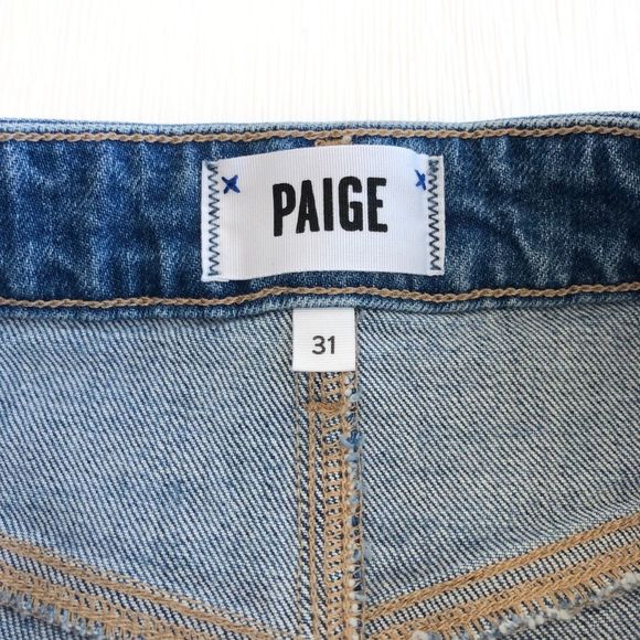 Paige Dani Short Leela Deconstructed Vintage Inspired Denim - Picture 12 of 15